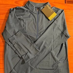 Gray Quarter-Zip Pullover